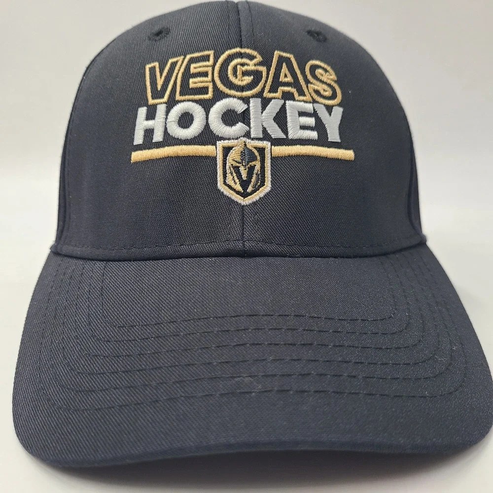 Vegas Golden Knights Hat Adjustable Adidas Black NHL 2018 Stanley Cup Final‎ Men
